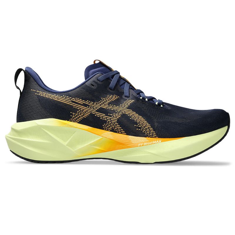 ASICS - Asics Novablast 5 Tenis azul de hombre para correr
