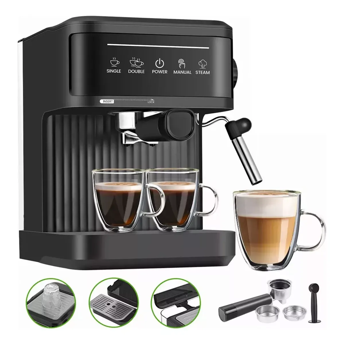 GENERICO - Maquina de café expreso profesional