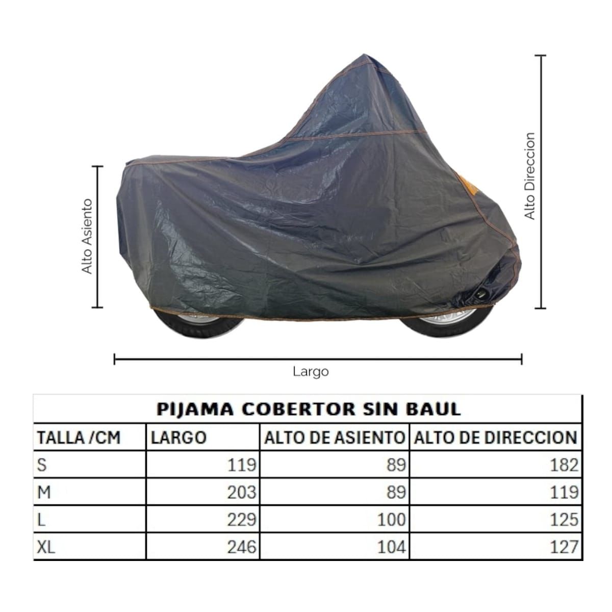 GENERICO - Pijama Para Moto Impermeable Algodonada Premium Talla S