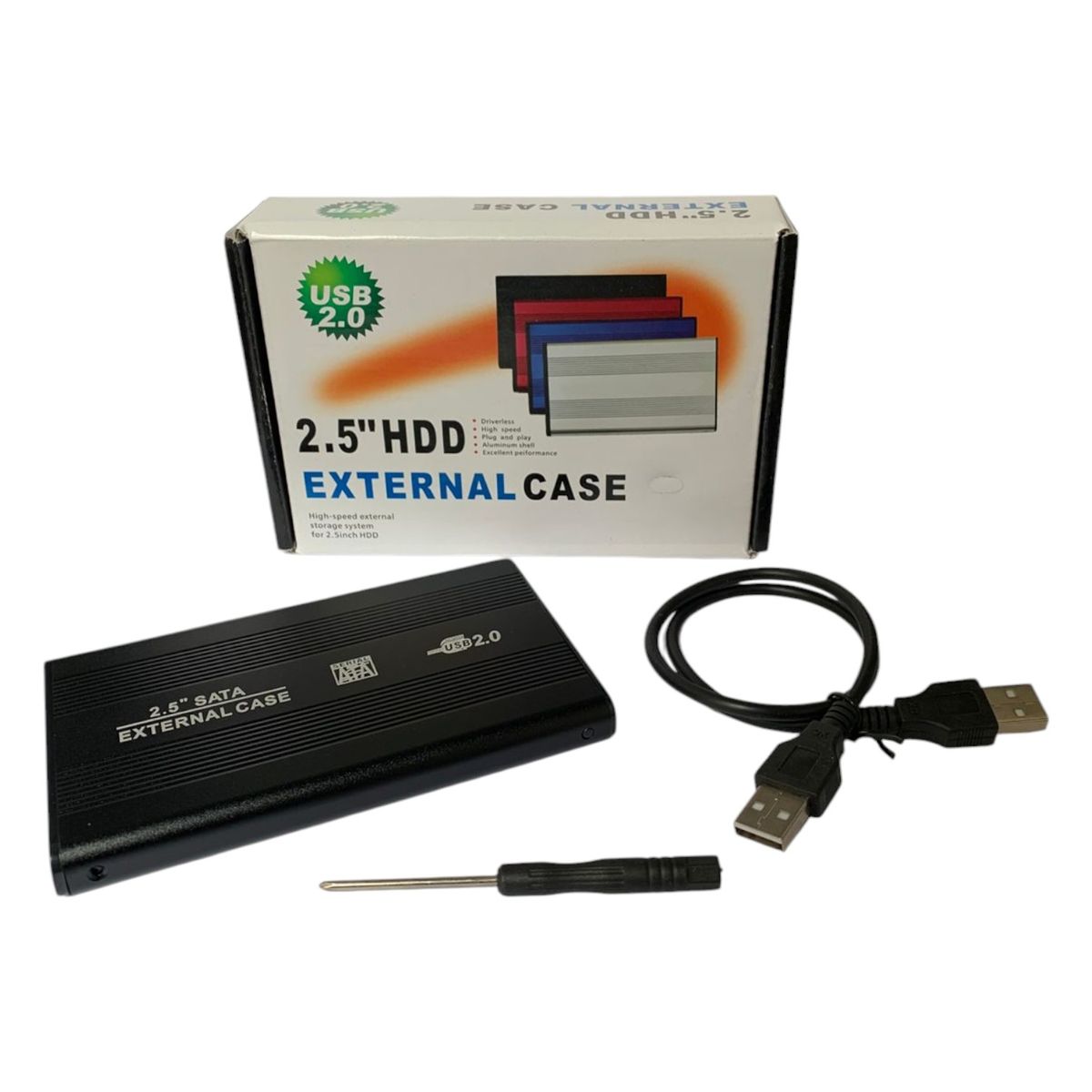 GENERICO - Caja Externa De Disco Duro Portátil Sata 2.5 A Usb 2.0