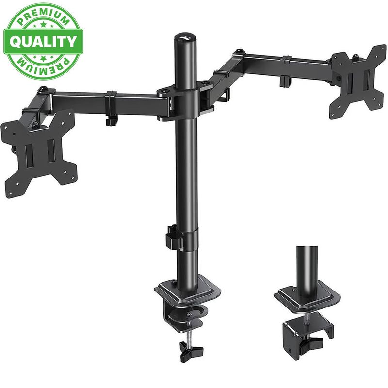 ONE PIXEL - Soporte Brazo Doble Para Monitor Notebook One Pixel