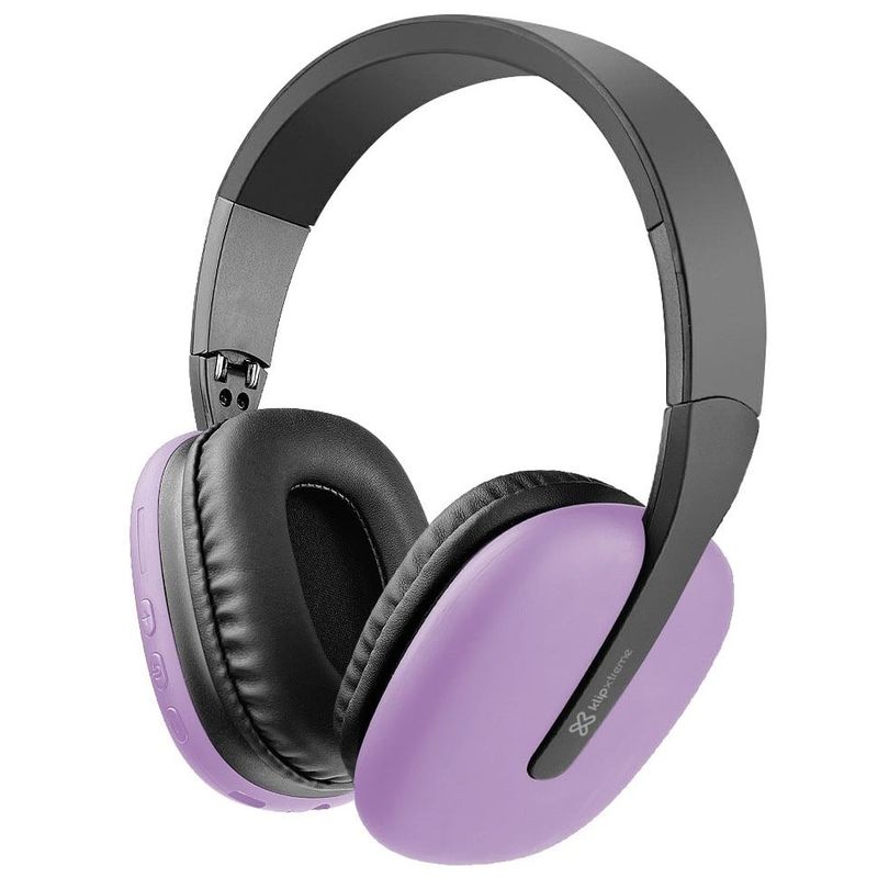 KLIP XTREME - Audífonos Klip Xtreme ZoundTune Bluetooth Auxiliar Morados