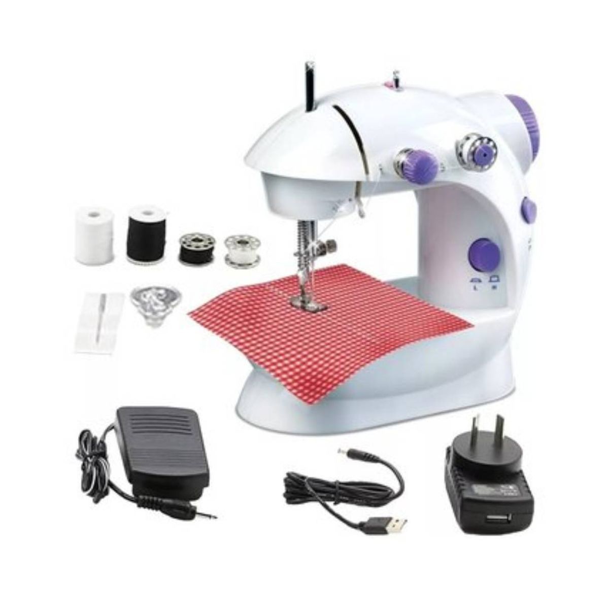 GENERICO - Mini Máquina de Coser Eléctrica Portátil - Fácil y Compacta