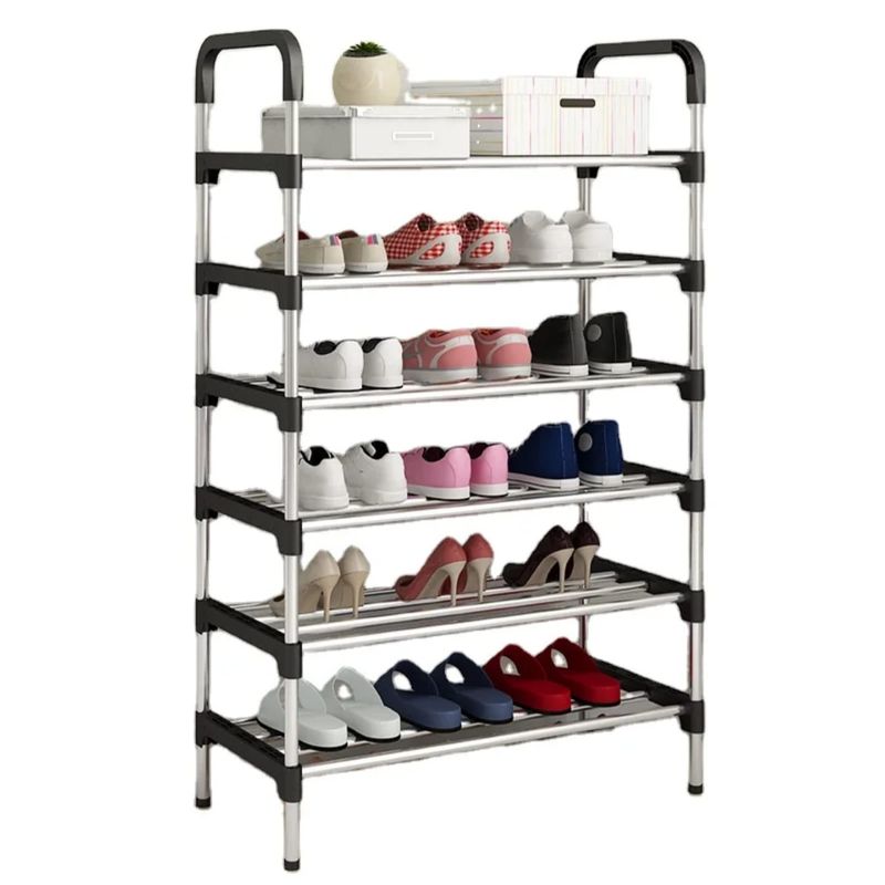 GENERICO - ORGANIZADOR ZAPATOS MUEBLE METALICO 6 NIVEL HOGAR ELEGANTE