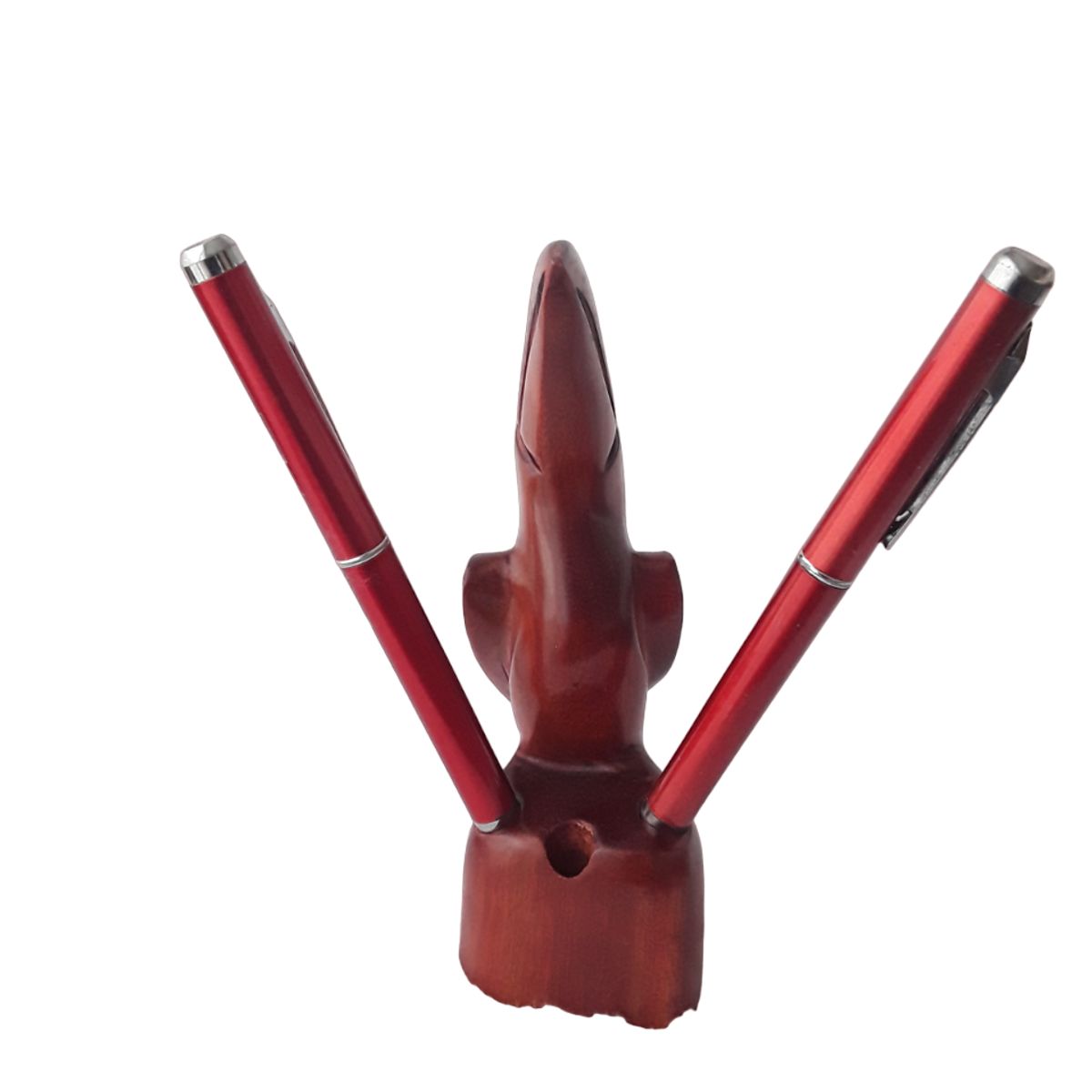 GENERICO - PORTALAPICES O SOPORTE PARA ESFERO TALLA EN MADERA
