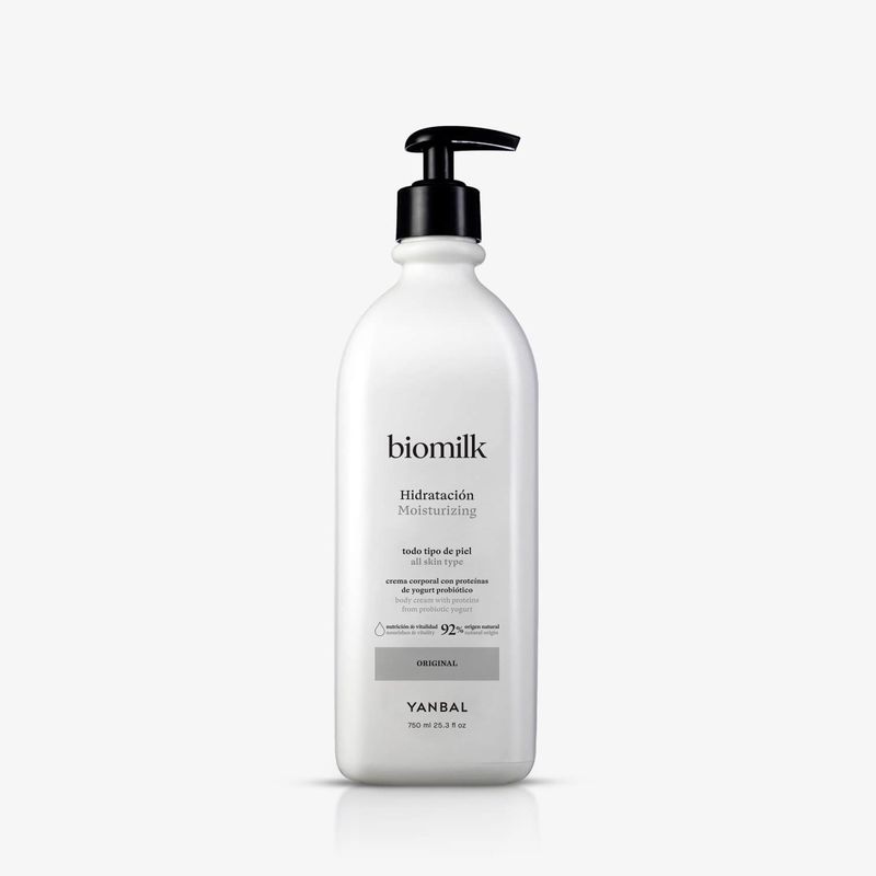 YANBAL - Crema Corporal Hidratante Biomilk Original - 750ml