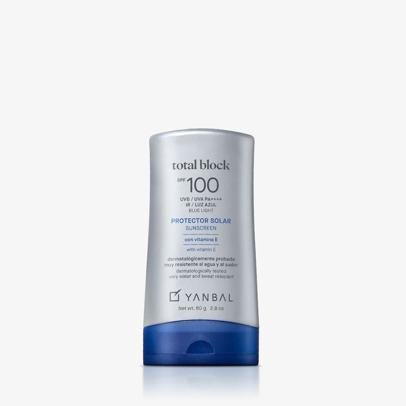 YANBAL - Protector Solar Total Block SPF 100  - 80g
