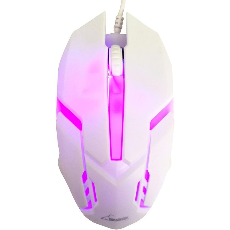 GENERICO - Mouse Con Leds Color Blanco Envio Gratis