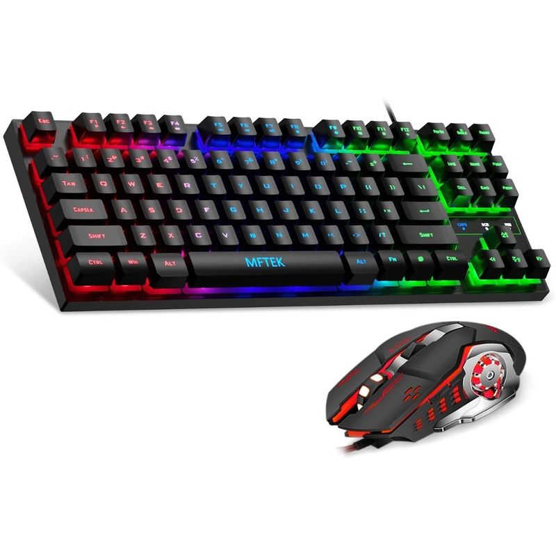 GENERICO - Combo De Teclado Y Mouse Rgb
