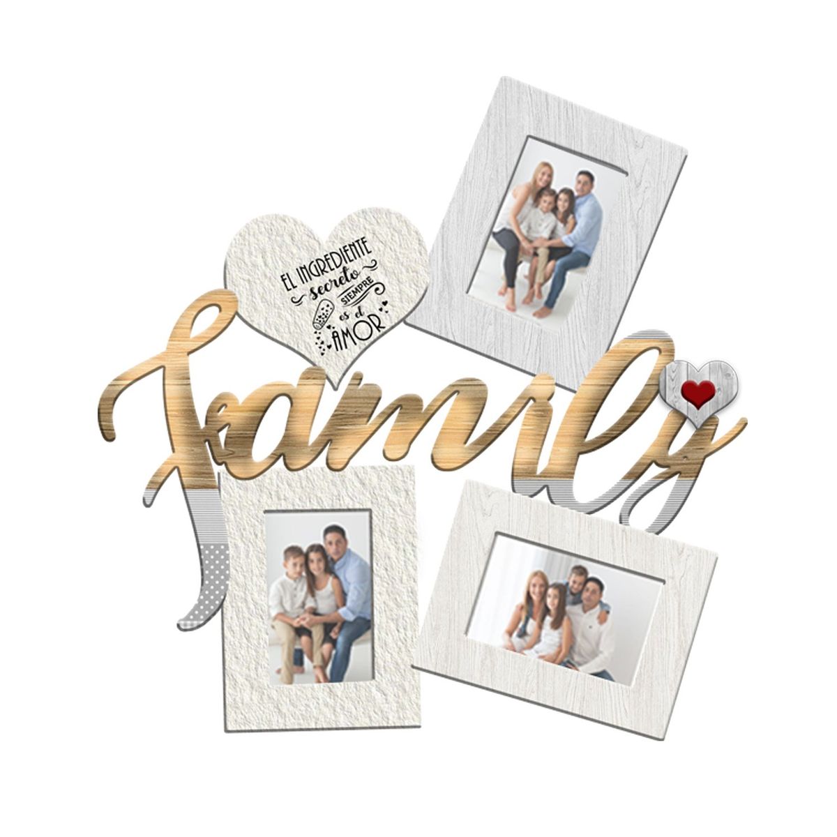 XTREME - Portarretrato TR Family- F1 485cm x 495cm Color Amarillo y Gris Claro