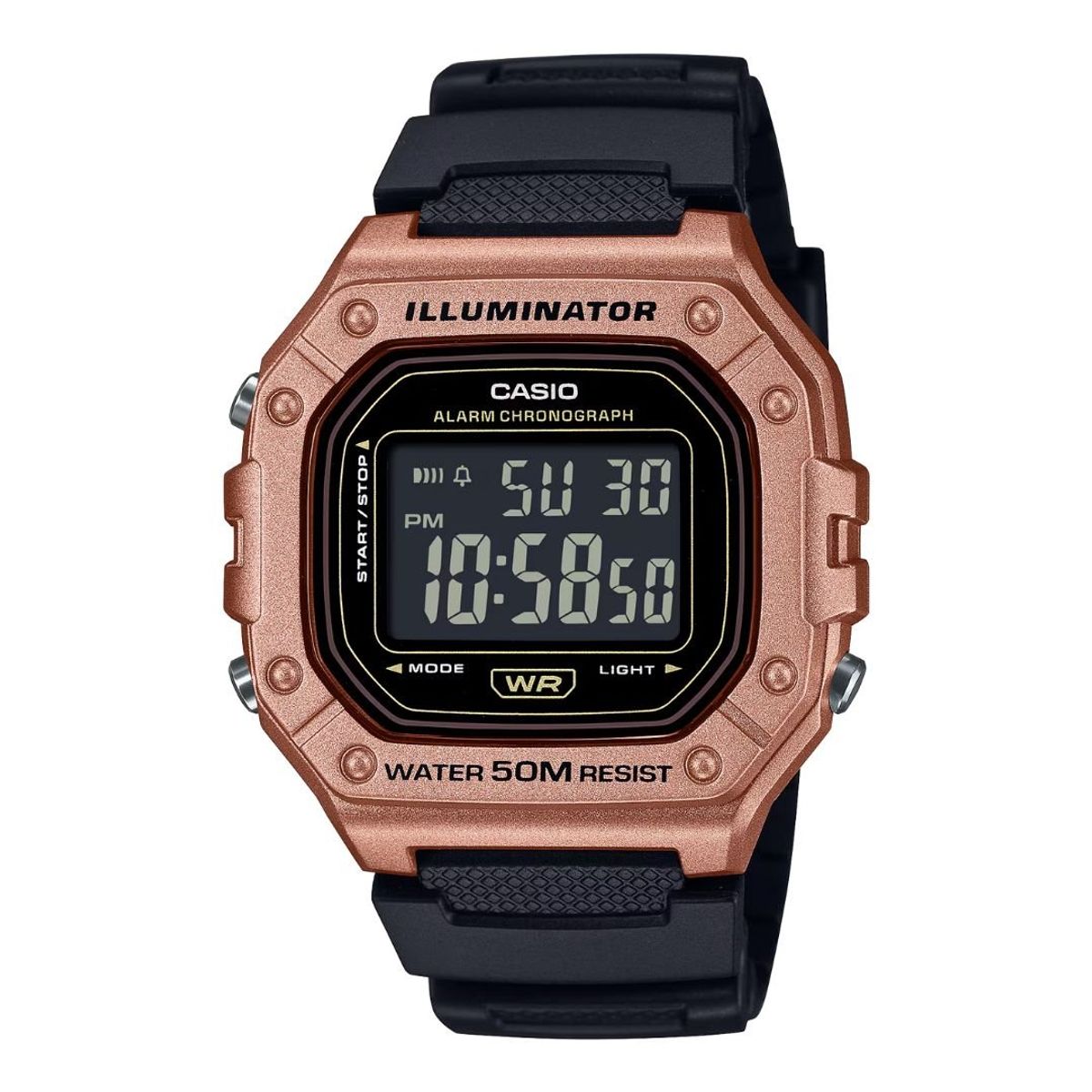 CASIO - Reloj Casio W-218HM-5B Diseño Deportivo