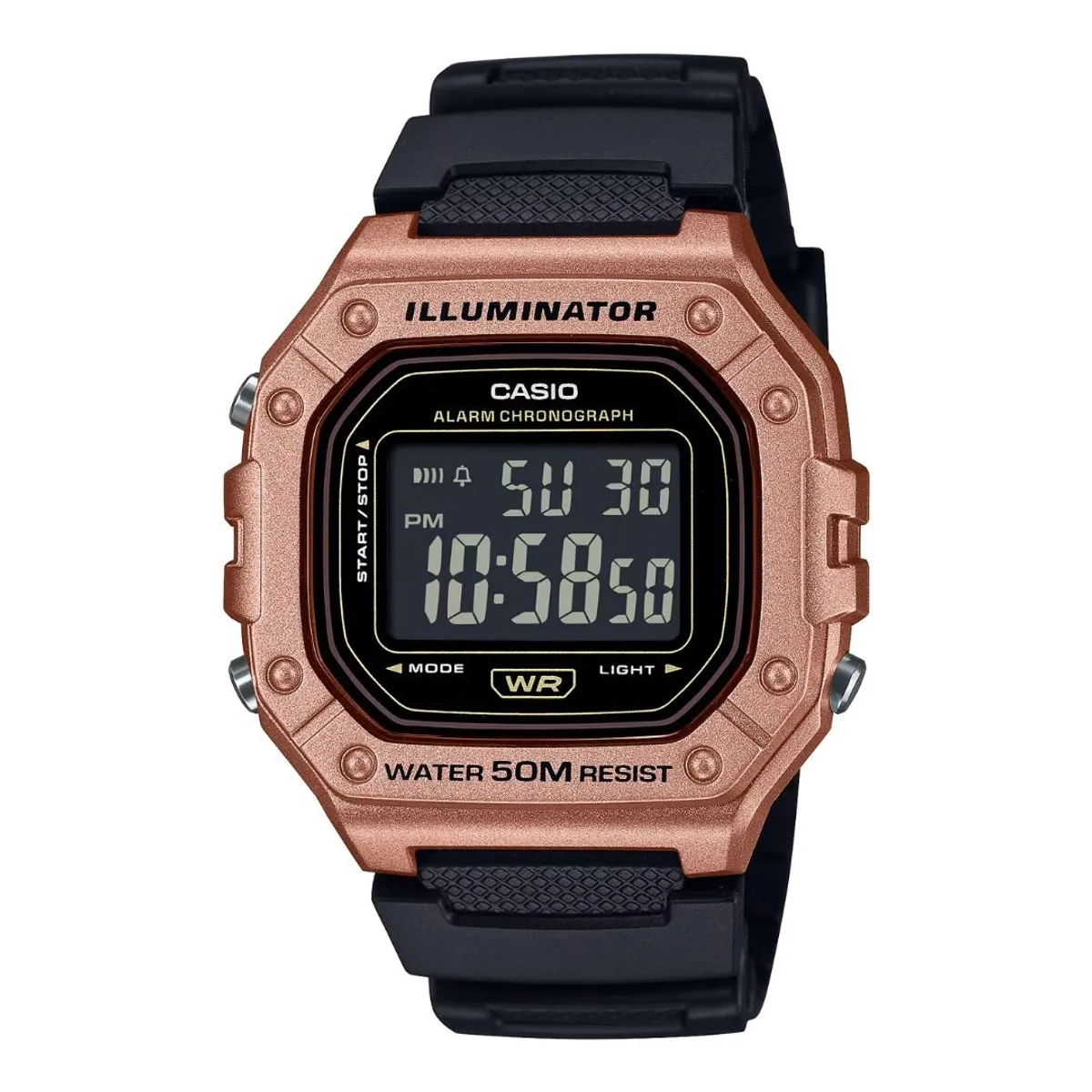 CASIO - Reloj Casio W-218HM-5B Diseño Deportivo