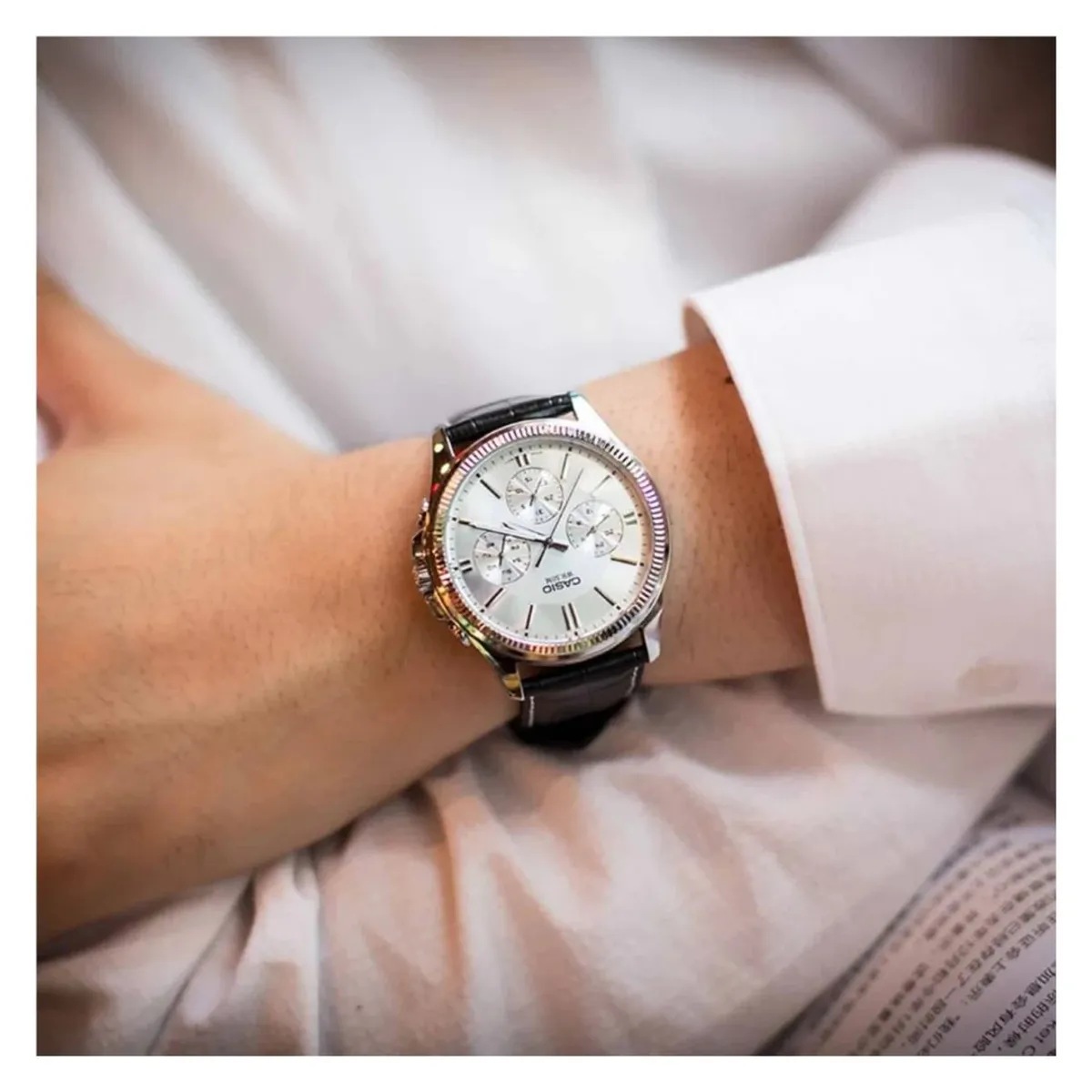 CASIO - Reloj Hombre Casio Modelo MTP-1375L-7A Diseño Elegante