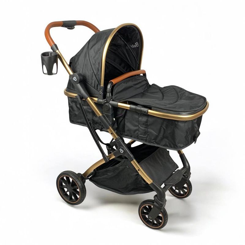 BRITOCHET - REF COH347 Coche Paseador Para Bebé Luxury BEBISSO NEGRO