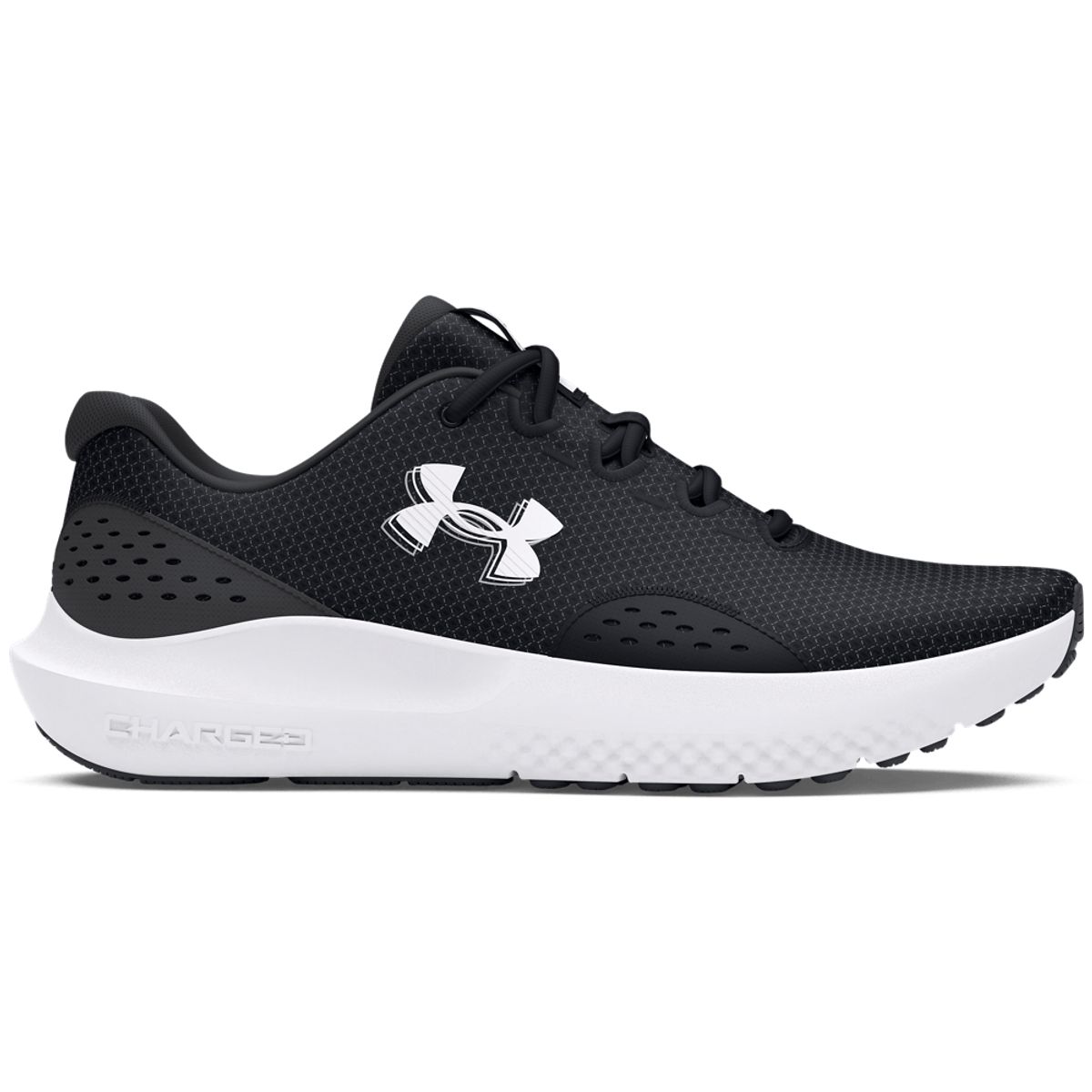 UNDER ARMOUR - UA Charged Surge 4 Tenis negro de hombre para correr