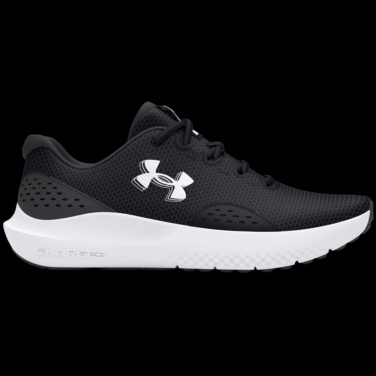 UNDER ARMOUR - UA Charged Surge 4 Tenis negro de hombre para correr