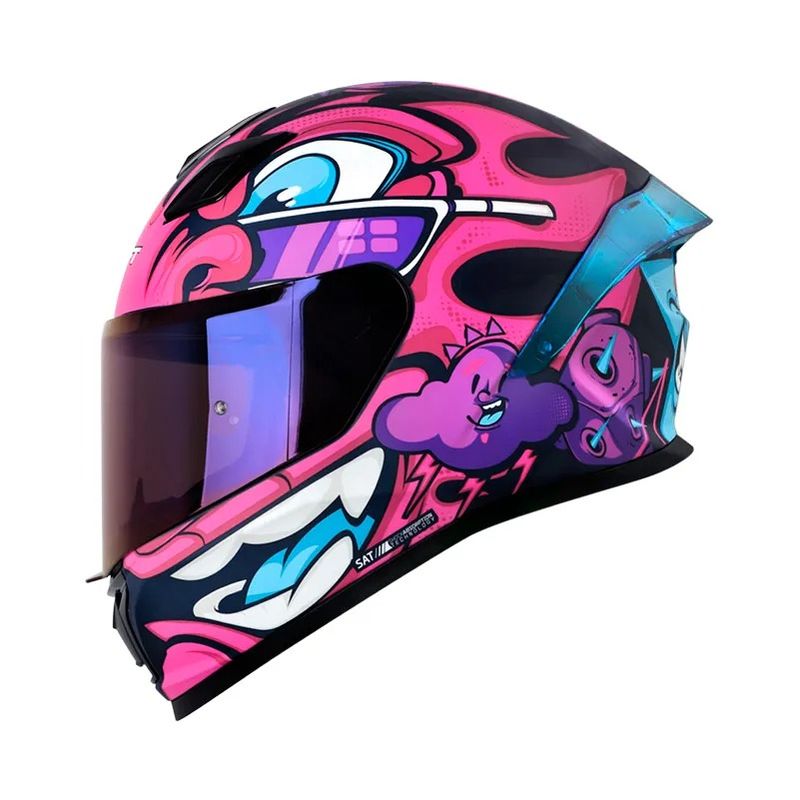 SHAFT - CASCO SHAFT 559 CERTIFICADO ECE2206 SKY ROSA MATE TALLA M