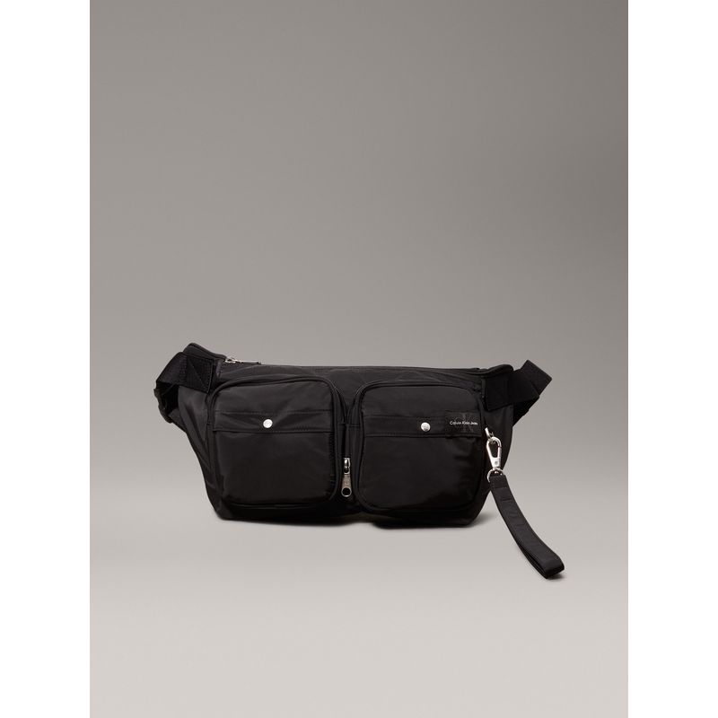 CALVIN KLEIN - Bolso negro cruzado 2 en 1 plegable Calvin Klein