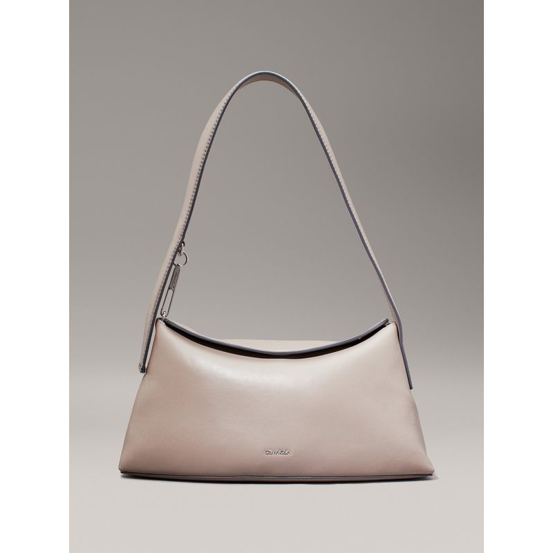 CALVIN KLEIN - Bolso gris de hombro soft sculpt Calvin Klein
