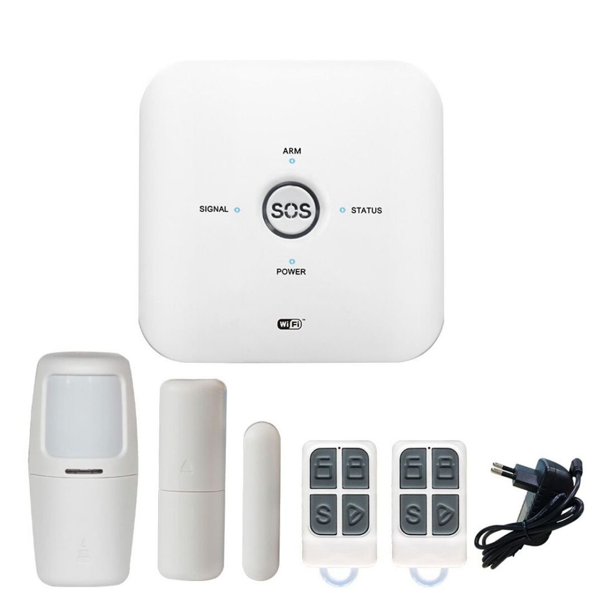 ZKTECO - Kit Alarma de Seguridad WIFI  Control Remoto 4G