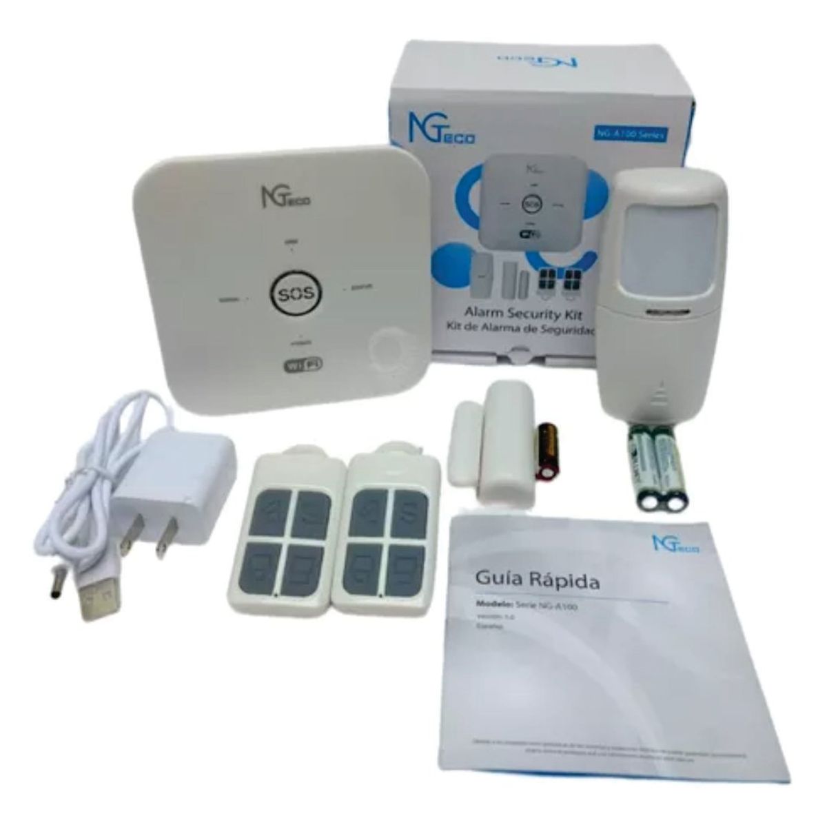 ZKTECO - Kit Alarma de Seguridad WIFI  Control Remoto 4G