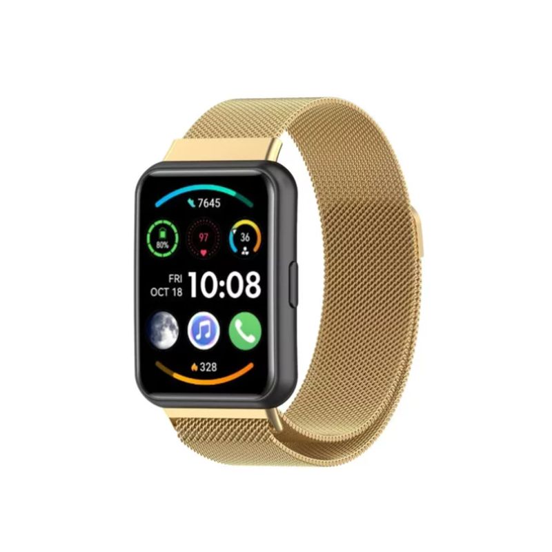 GENERICO - Correa Metálica Compatible Con Huawei Watch Fit 2