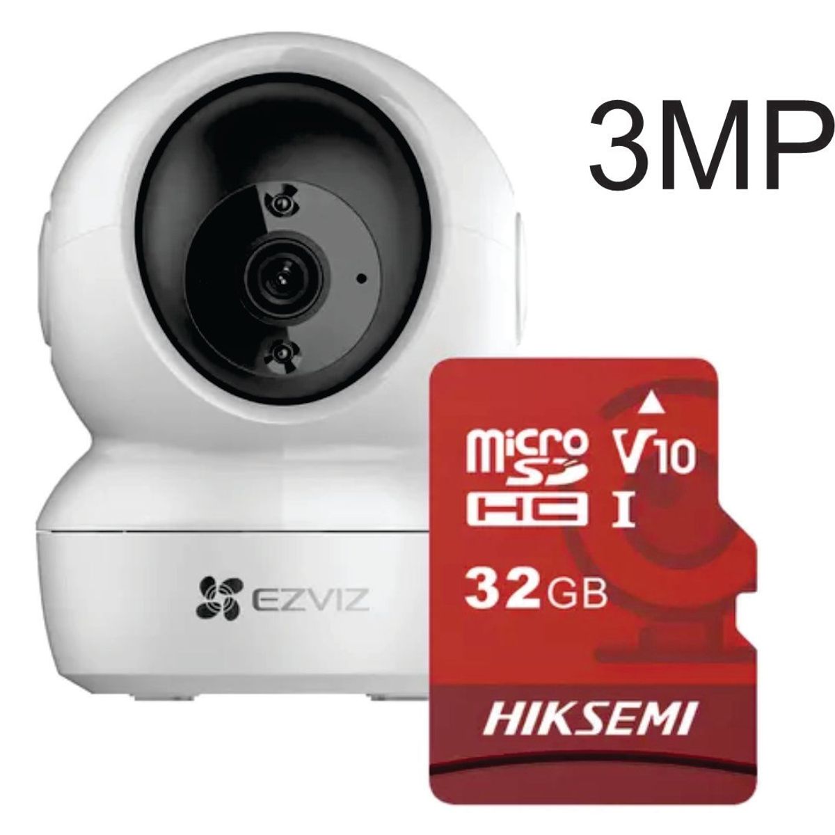 EZVIZ - CÁMARA DE SEGURIDAD WIFI INTELIGENTE EZVIZ 3MP INTERIOR 360° AUDIO + MICRO 32 G