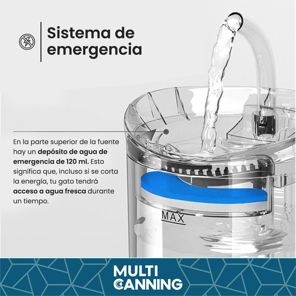 AM MASCOTAS - BEBEDERO DE AGUA INTELIGENTE PARA PERROS Y GATOS