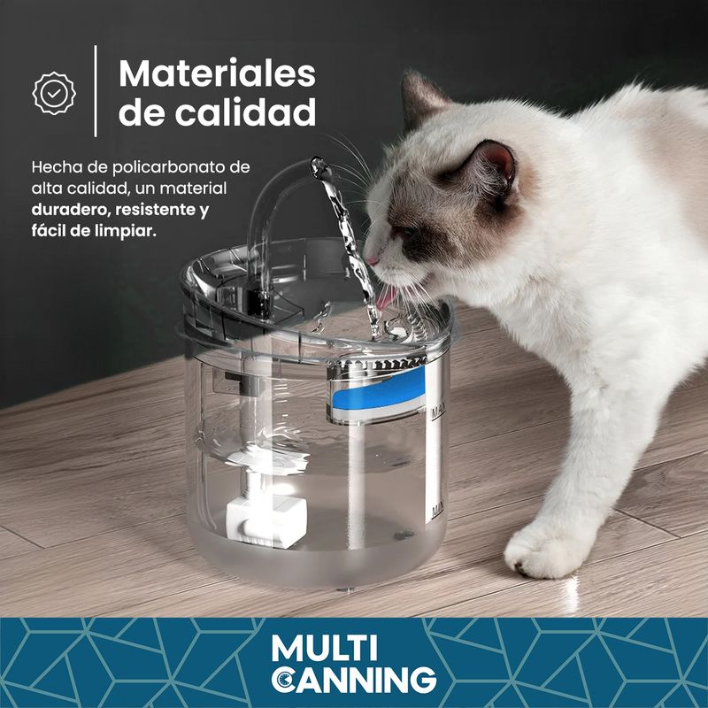 AM MASCOTAS - BEBEDERO AGUA  AUTOMATICO INTELIGENTE PARA MASCOTAS