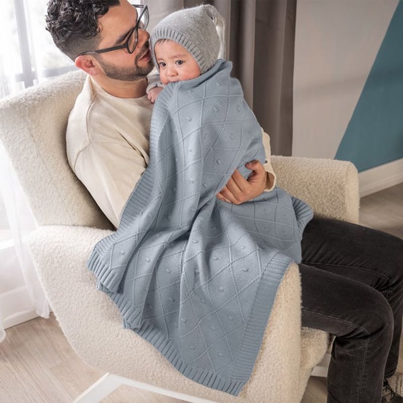 VIANNEY - Cobija Baby Voga Azul talla Carriola Vianney