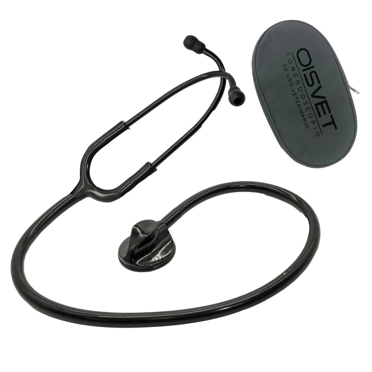 GMD - Fonendoscopio Veterinario OIS Color Negro + Estuche