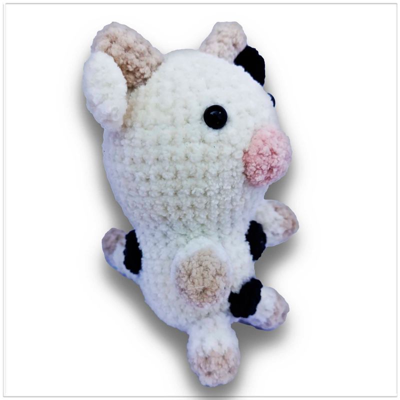 GENERICO - Vaquita Blanca Amigurumis