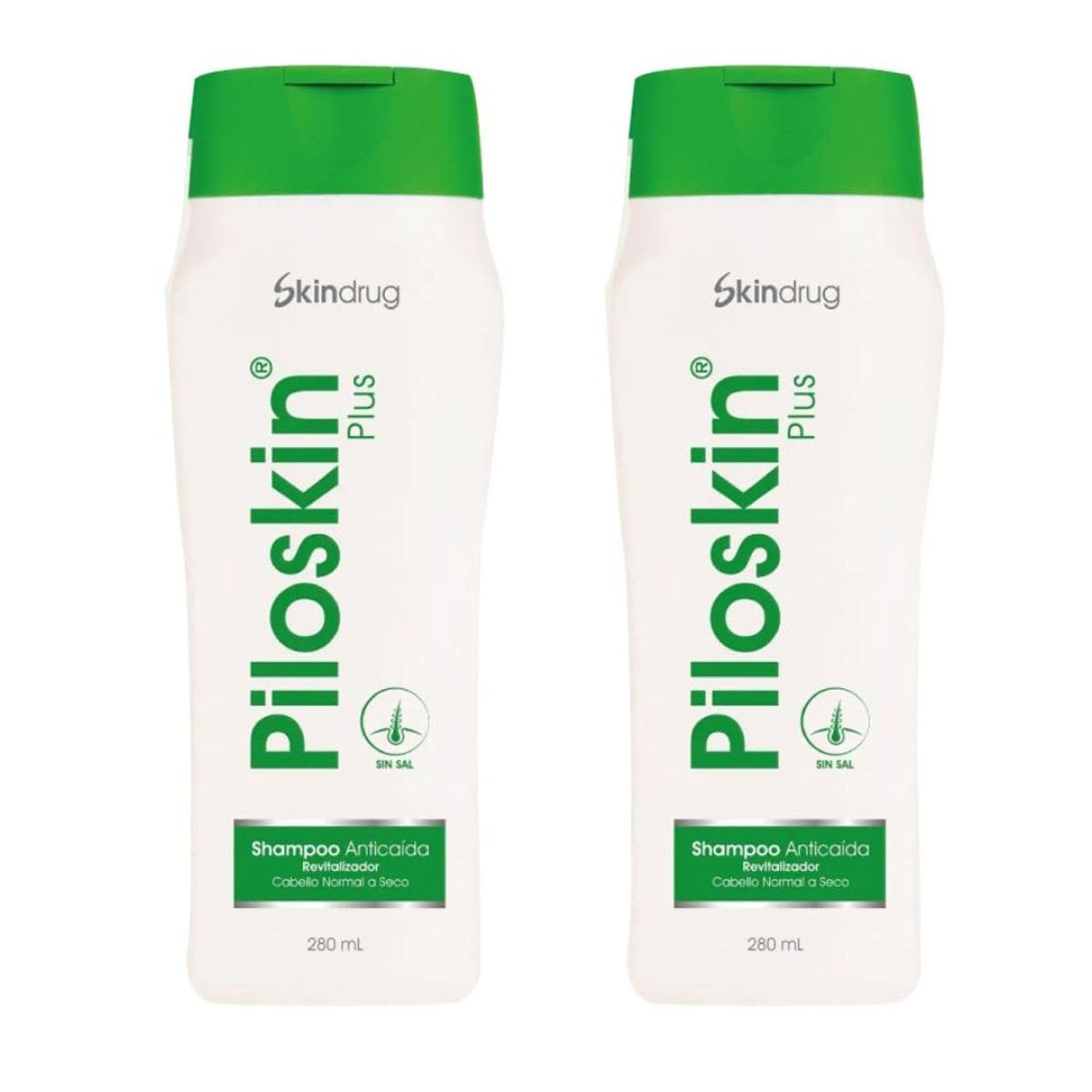 SKINDRUG - Piloskin Plus Champú 2 un, 20% dcto - Skindrug