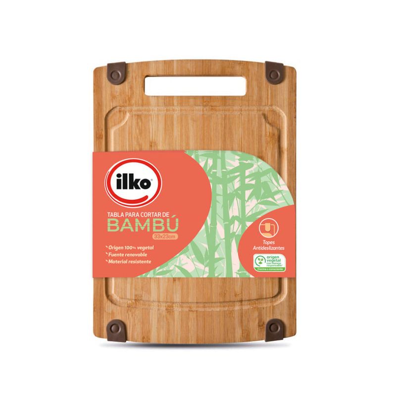 ILKO - Tabla para cortar de Bambú  Mediana