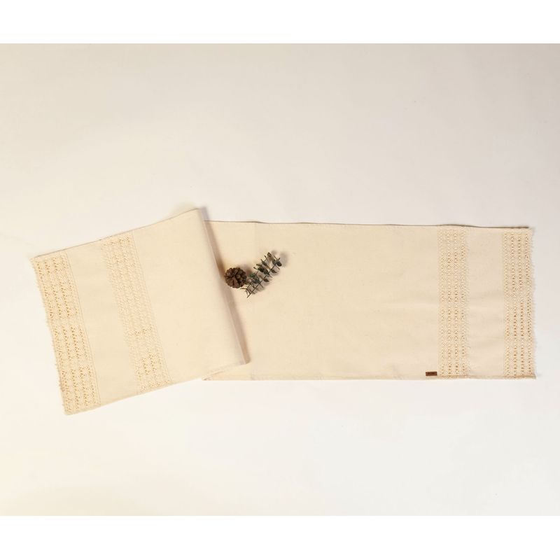 NOSSARENA - Camino de mesa Anastasia 150x40cm color beige