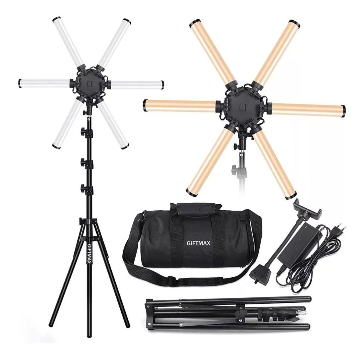 GENERICO - Aro De Luz Led Profesional Star Light Para Fotografía 3tonos