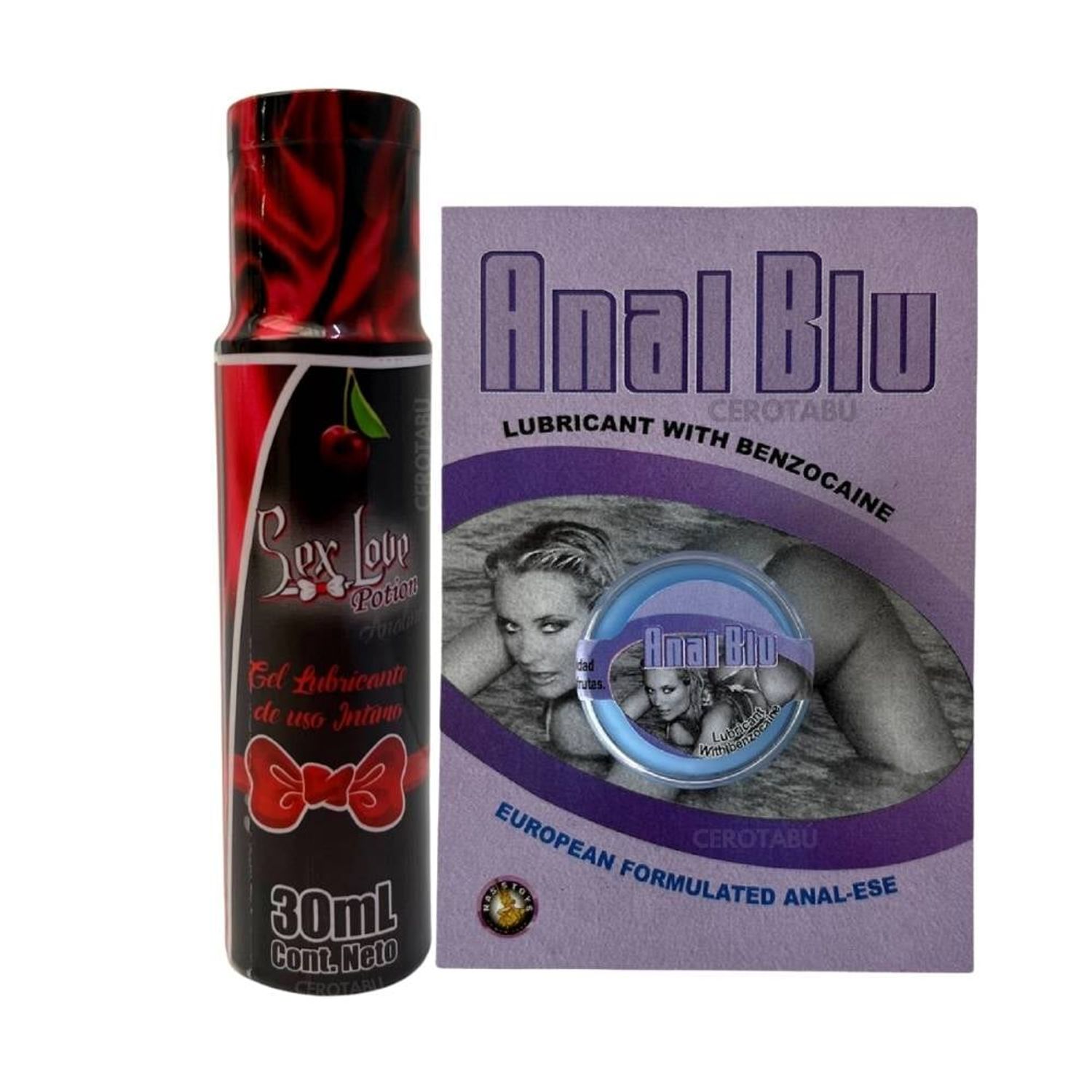 Lubricante Anal Gel 30 Ml + Crema Anal 5g Dilatadores Anales GENERICO