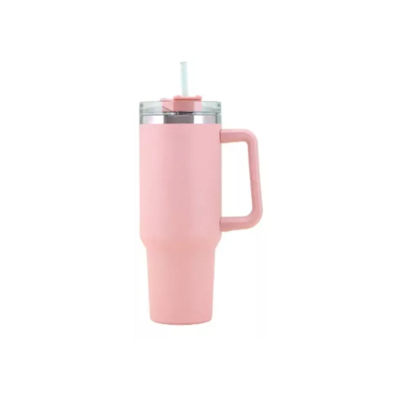 INNOVA - Termo Vaso Conserva Temperatura 1.2 L Acero Inoxidable Con Pitillo