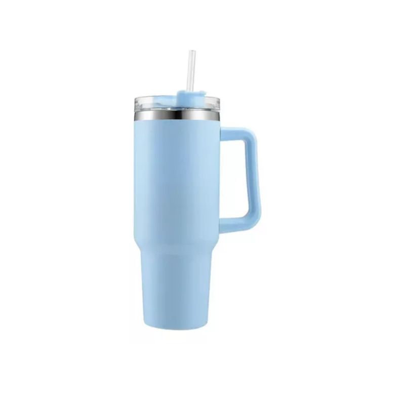 INNOVA - Termo Vaso Conserva Temperatura 1.2 L Acero Inoxidable Con Pitillo