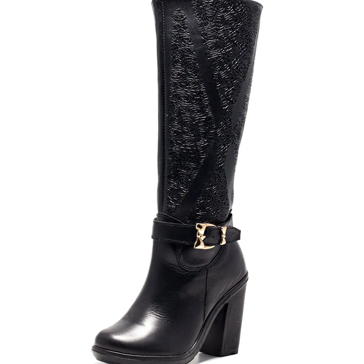 VIOLA - Bota para dama viola KARLA NEGRO