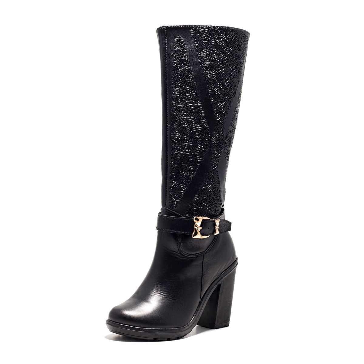 VIOLA - Bota para dama viola KARLA NEGRO