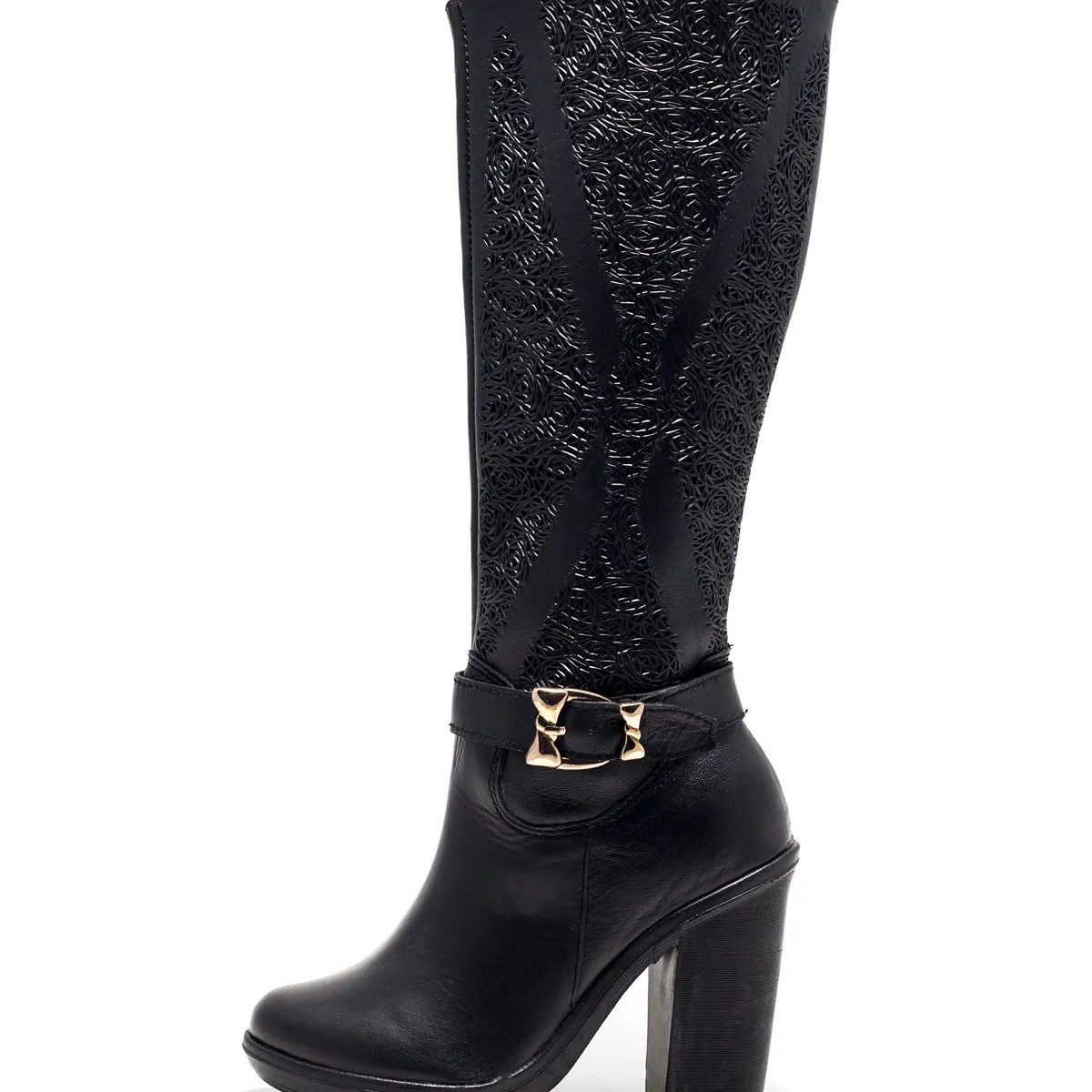 VIOLA - Bota para dama viola KARLA NEGRO