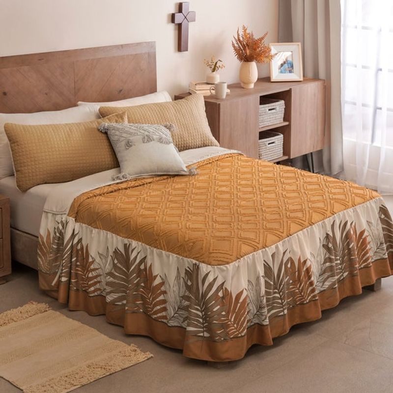 VIANNEY - Colcha Tula Talla King con Doble Vista Vianney