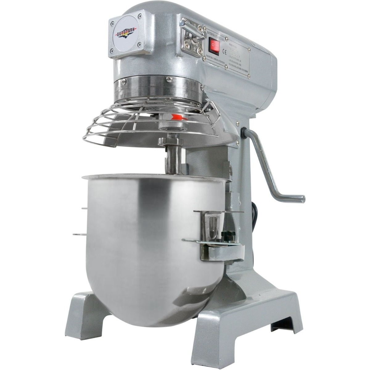 GUTSTARK - Batidora Pedestal Industrial 10 Litros 3 Velocidades 370w