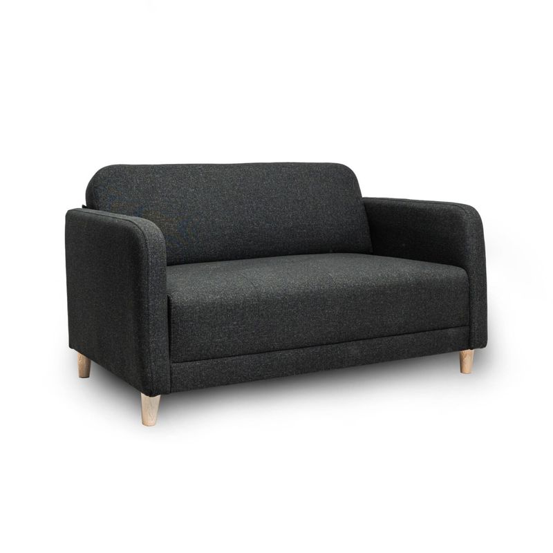 MAXIMUEBLES - Sofá Alina Gris Oscuro