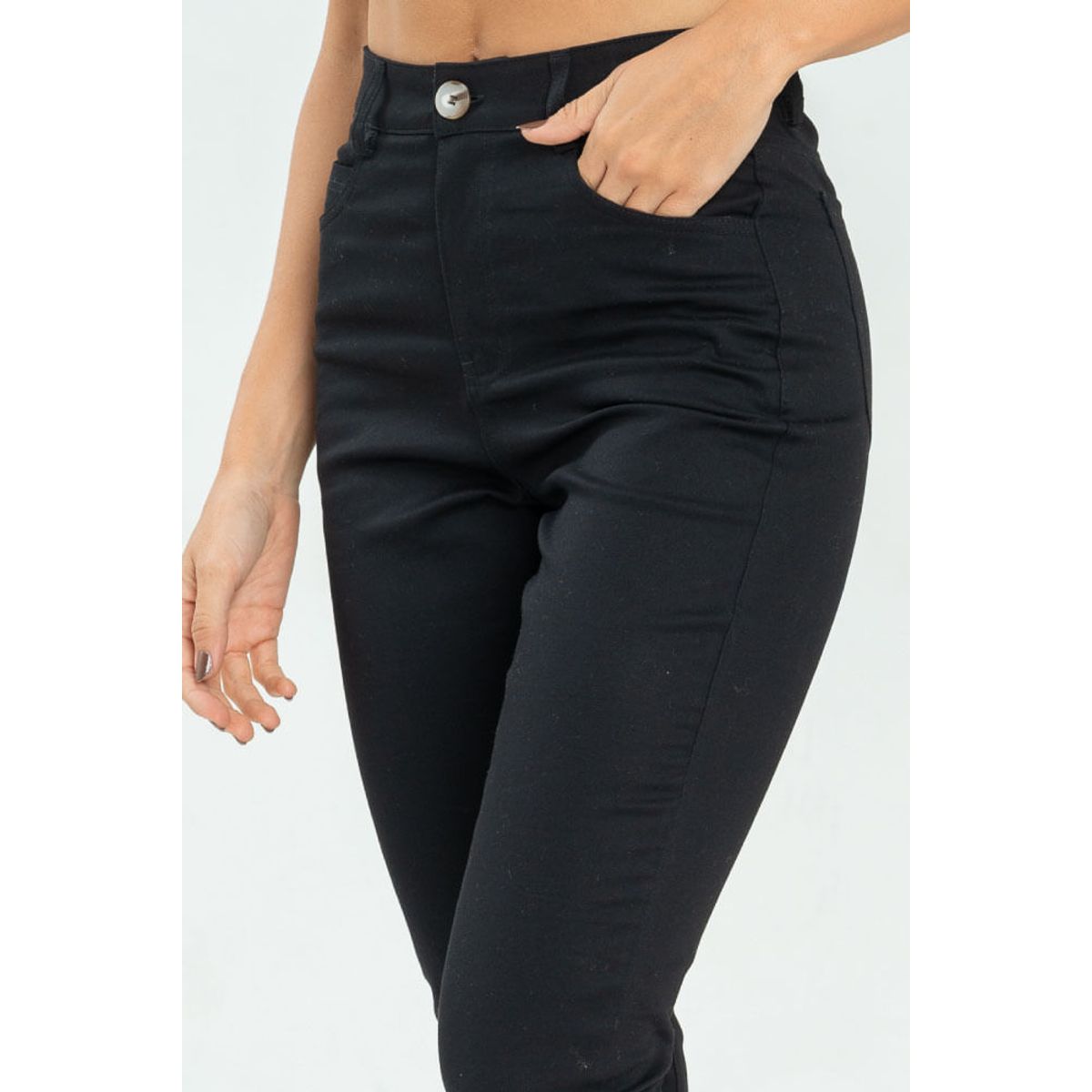 RAGGED - Pantalon skinny 5 bolsillos Negro Ragged