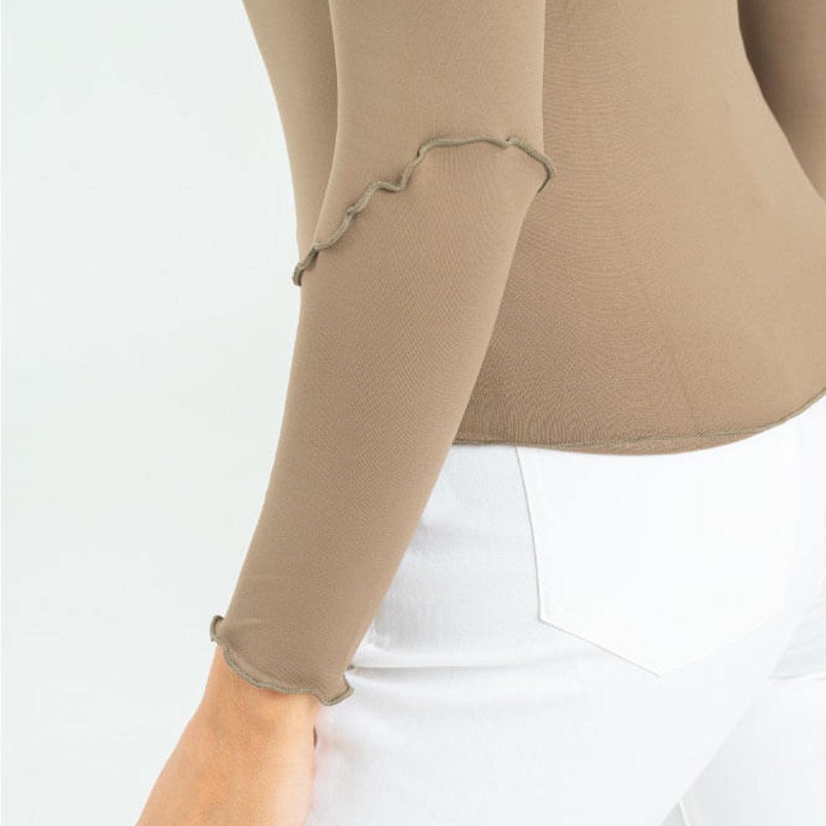 RAGGED - Top hamerie Cafe taupe Ragged.