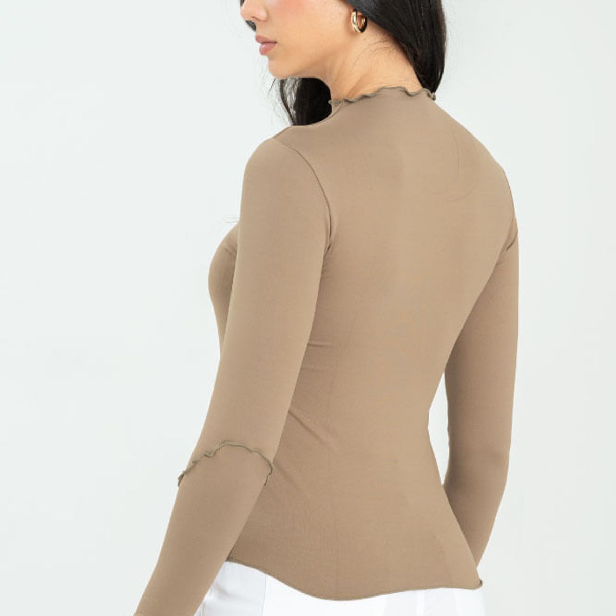 RAGGED - Top hamerie Cafe taupe Ragged.