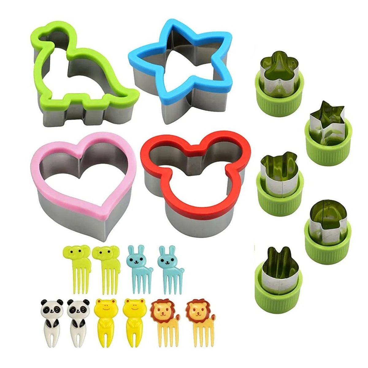 MILOPTS - Kit Cortador De Pan Figuras y Moldes Para Comidas De Niños