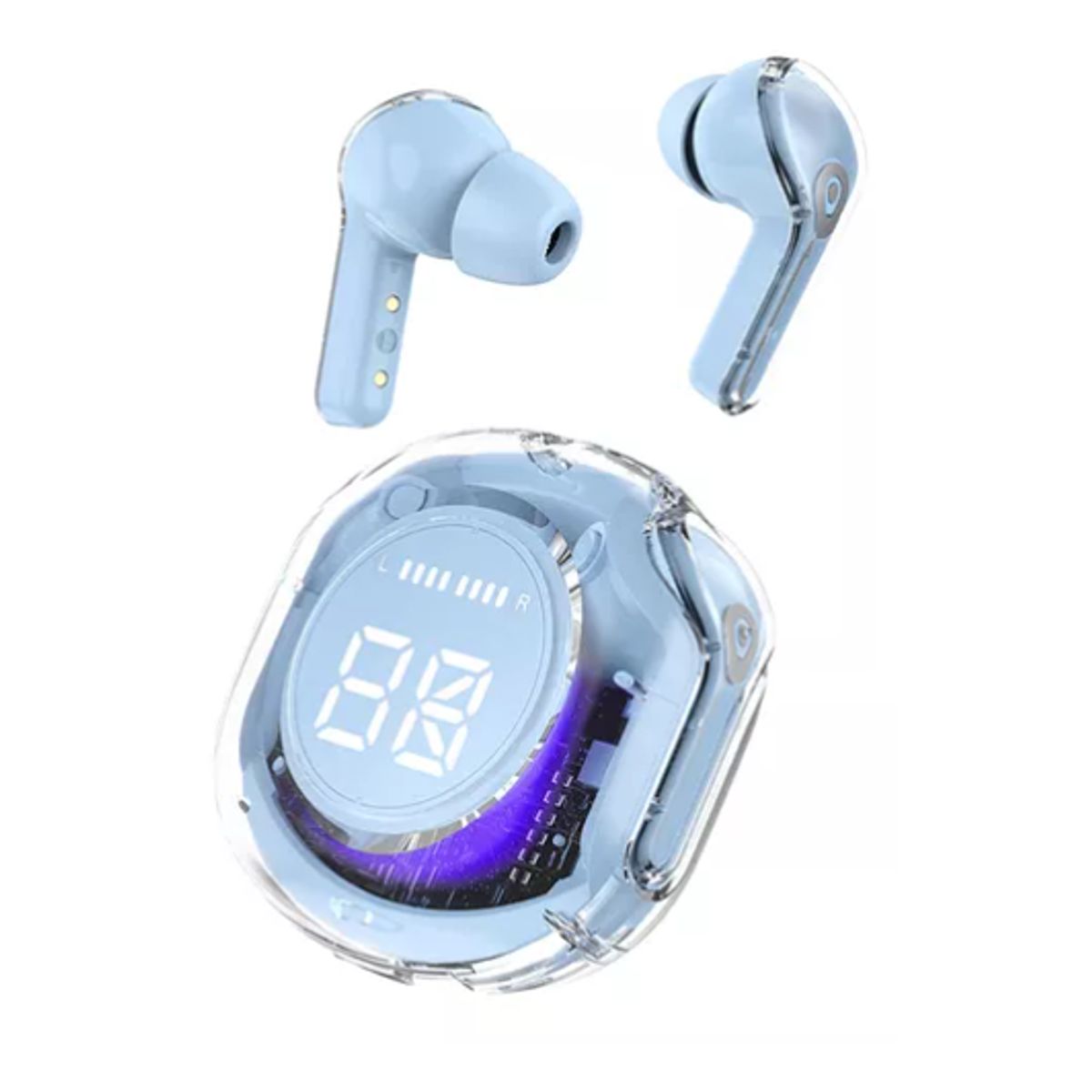 INNOVA - Audifonos Ultra Pods Pro Bluetooth Ipx4 Indicador De Carga Luces Rgb